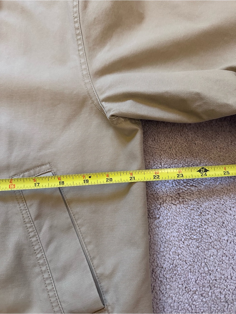 LL Bean Adirondack Barn Coat Chore Flannel Lined Corduroy Collar Women’s Medium - Picture 13 of 15